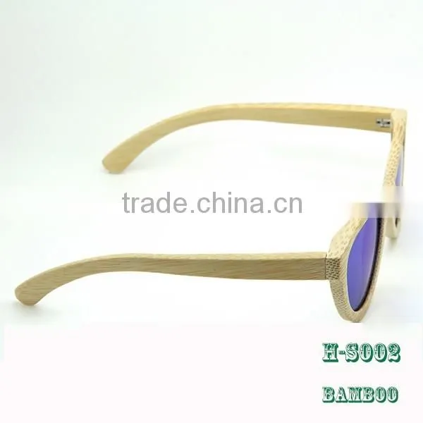 2016 Wood Designer Bamboo Sunglasses With Polarized Lens photo-4