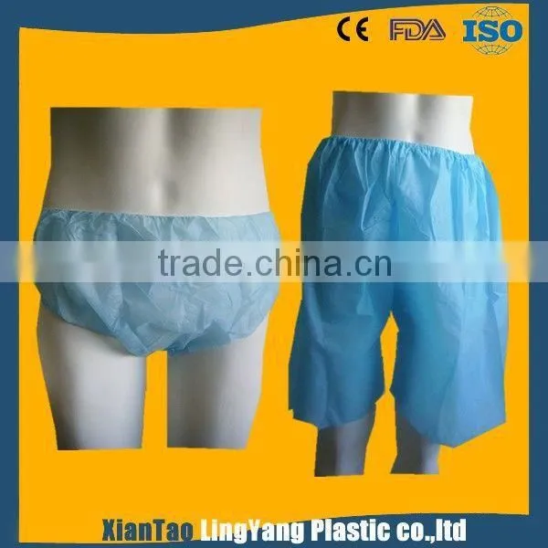 Nonwoven Hospital Adult Disposable Briefs /fashion Men's Disposable Briefs