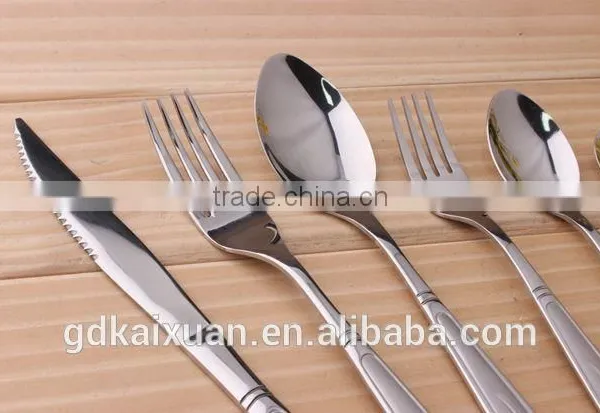 Delicate Clover Sign Stainless Steel Flatware Set KX-S020 photo-2