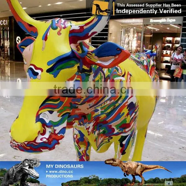 My Dino-C042 Colored Fiberglass Cow Model for Sale photo-6