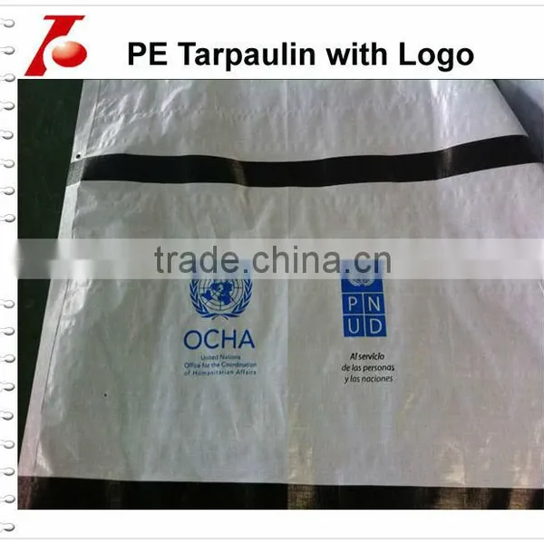 Grey Color Printed Reinforced Plastic Sheet for IFRC