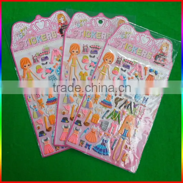 Dress up DIY Cartoon EVA Sticker photo-4