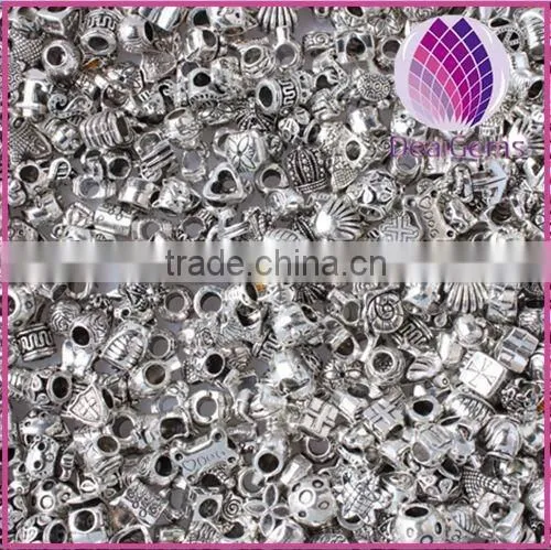 Wholesale All Types of Beads European Murano Alloy Beads for Jewelry Making