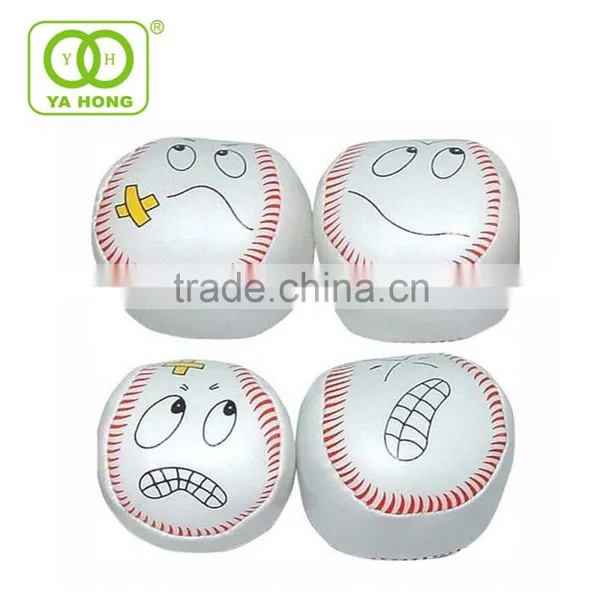 Christmas Crazt Ball Toy With Different Funny Faces Balls