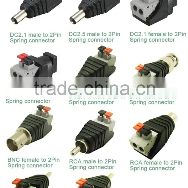 MALE 2.1MM X 5.5MM DC POWER CONNECTOR DIY SPRING CLAMP QUICK FIX photo-3