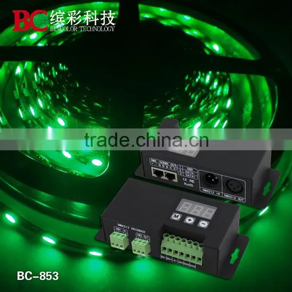 DC12V 216W 24V 432W 3CH Constant Voltage Dmx512 Decoder photo-2