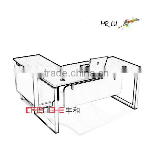 Office Boss Desks Move Modular Computer Desk Side Table SH-134 photo-2