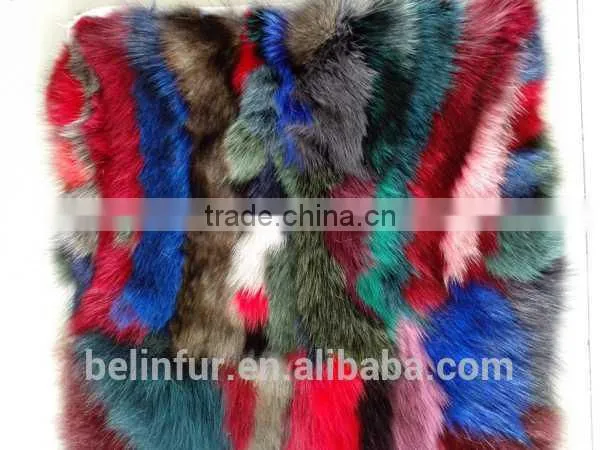 Best Quality Wholesale Fox Fur / Natural Fox Fur Blanket photo-2