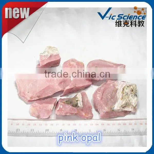 Natural Pink Opal Rough Stone Teaching Specimens Pink Opal Raw Materials Price photo-3