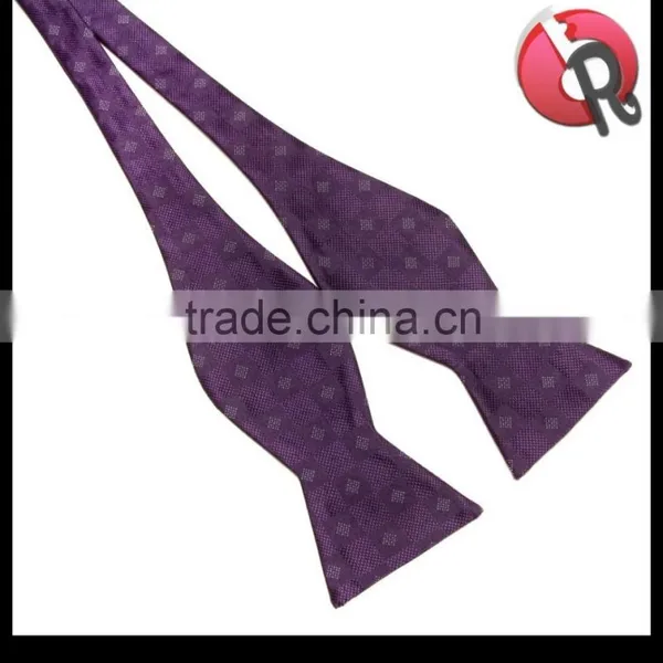 Silk Material Pattern Bow Tie photo-4