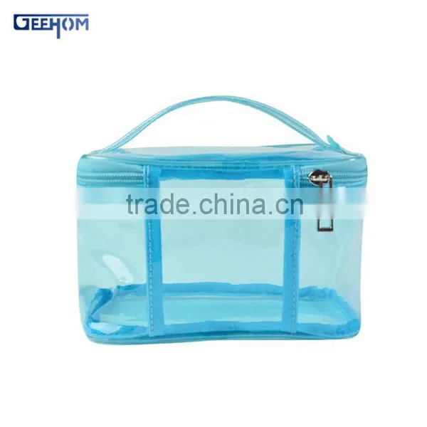 Square Shape Clear Pvc Bag With Handle photo-3