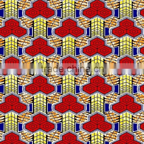 Wholesale Customized African Wax Printed 100% Cotton Fabric for Clothes photo-4