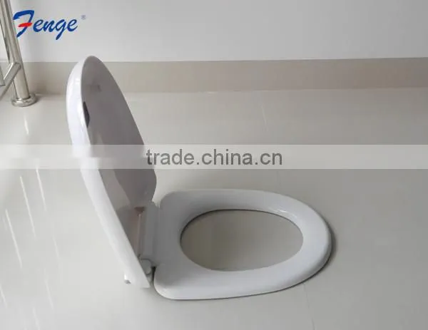 Stylish White/custom Made Soft Close Toilet Seat Cover Hinges Toilet Seat photo-2