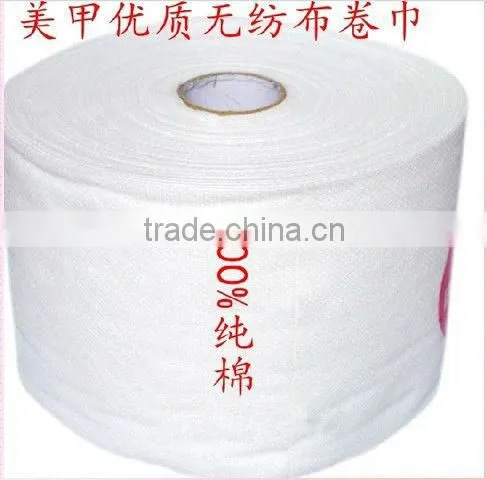 Colorful Non-woven Fabrics Nail Wrap Roll Nail Wipes Nail Remover photo-2