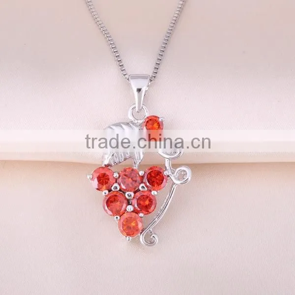 2015 Newest Brass Jewelry Tree of Life Pendant Necklace With Rhinestones photo-2