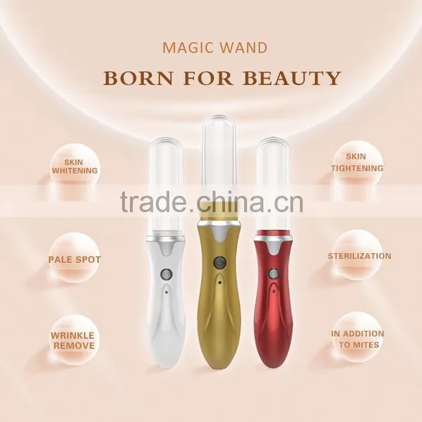 Multi-Function Beauty Equipment Type And CE FCC Anti-aging Certification Plasma Facial Massager Build In Lipo Battery No Pain