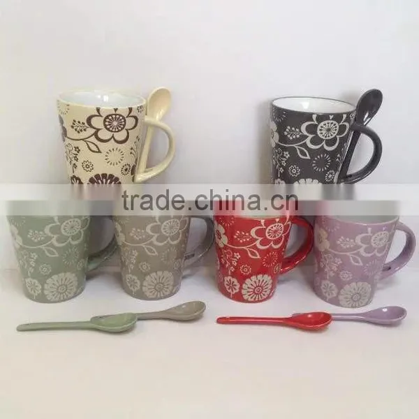 Wholesale Good Quality Ceramic Mugs Cups ,glazed Color Hot Selling,custom Logo Designs,many Designs With Color Box photo-6