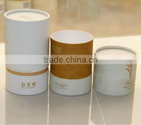 Round Printed Cardboard Tube/paper Tube/carton Tube With Lid photo-3