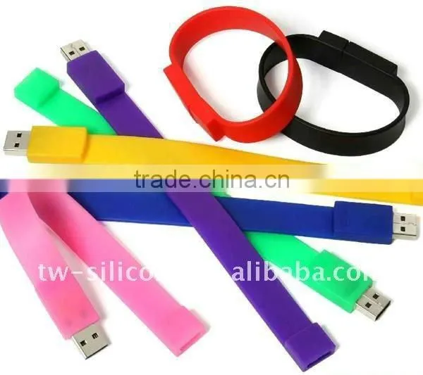 Custom Engraved Silicone Band USB Flash Drive photo-3