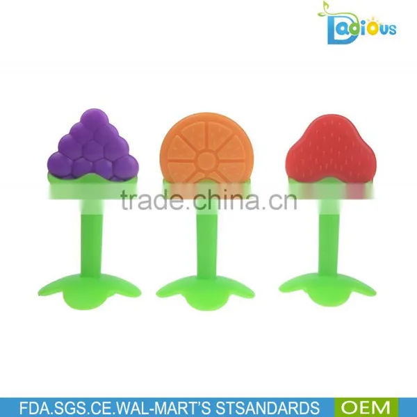 China Manufacturer Custom Silicone Baby Teether Wholesale, BPA Free Silicone Teething Teether Toy photo-6