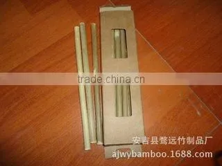 WY-192 High Quality Diameter 10-14mm Long Natural Clean Decorative Bamboo Drinking Straws Sale photo-5