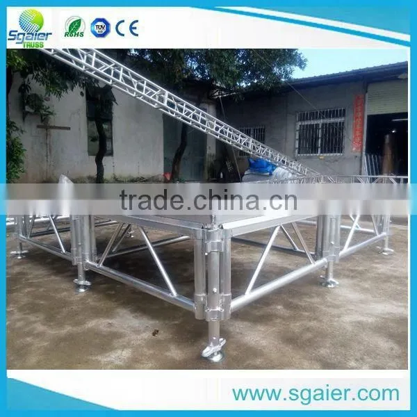 2017 New Size Portable Stage With Steps Stairs From Sgaier photo-5