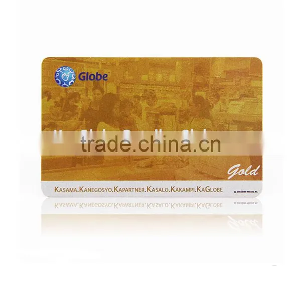 Gold Metallic Business Embossed PVC Cards photo-3