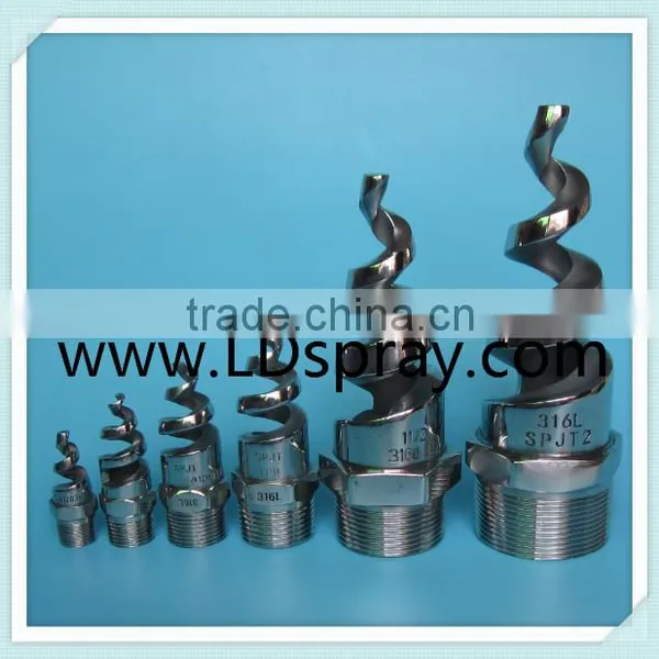 1/4" 316L Stainless Steel Spiral Spjt Full Cone Spray Nozzle