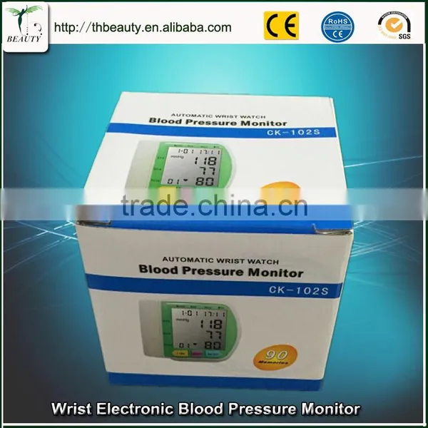 2017 Home Automatic Wrist Digital Lcd Blood Pressure Monitor Watch photo-4