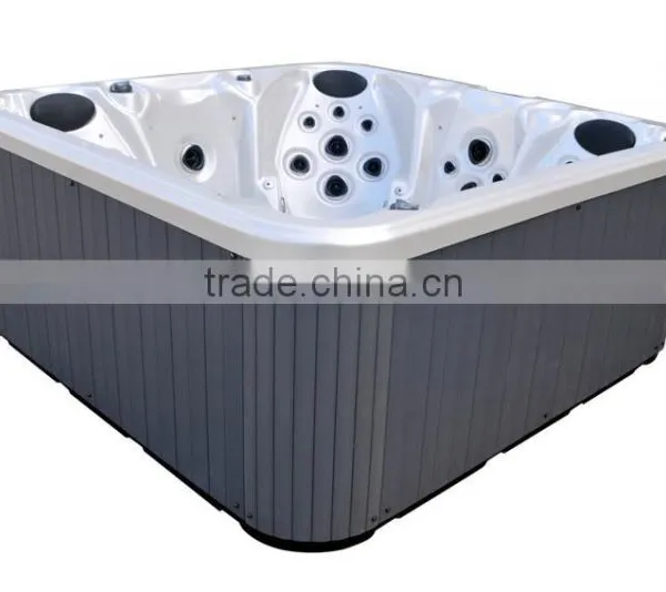 Acrylic Material and Corner,Center Drain Location Bathroom Tub for Jakuziy photo-3
