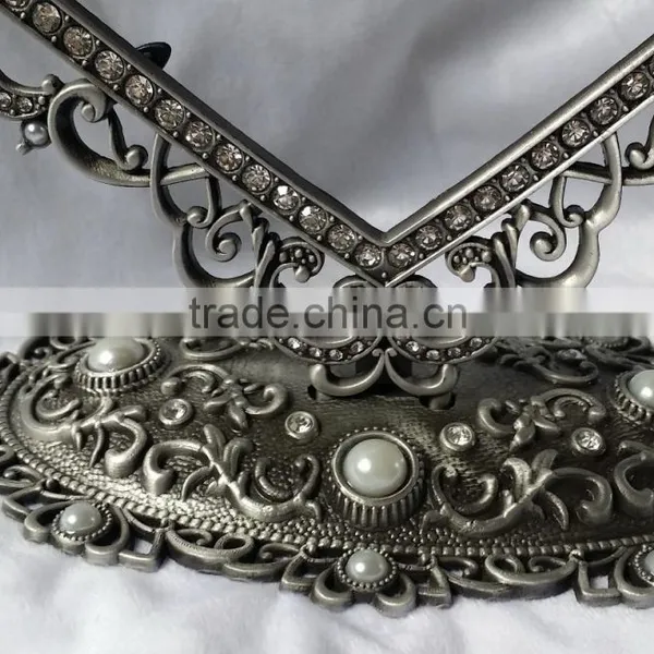 Decorative Silver Plated Metal Framed Mirrors photo-2