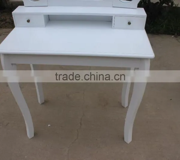 K/D Wood Dresser/ K/D Dressing Table With Stool and Mirror photo-4