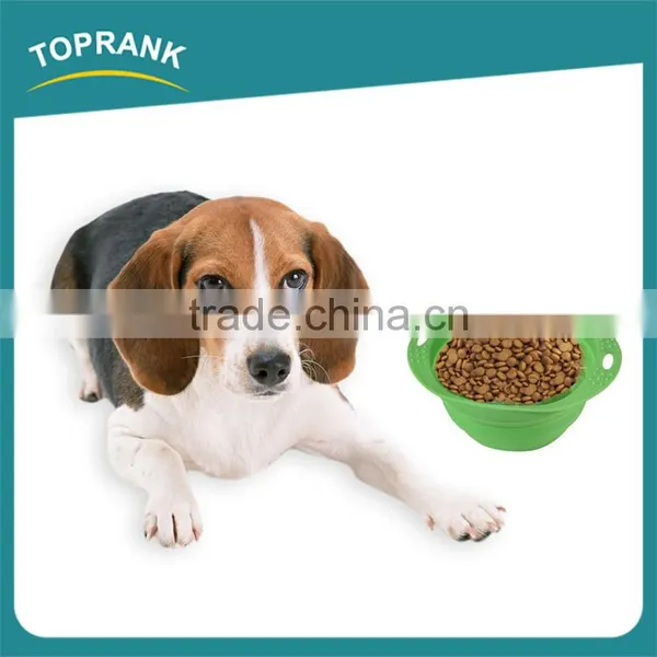 Wholesale Silicone Feed Dog Water Bowl Dog,Pet Travel Dog Food Bowl,Colored Bowl Feeder photo-4