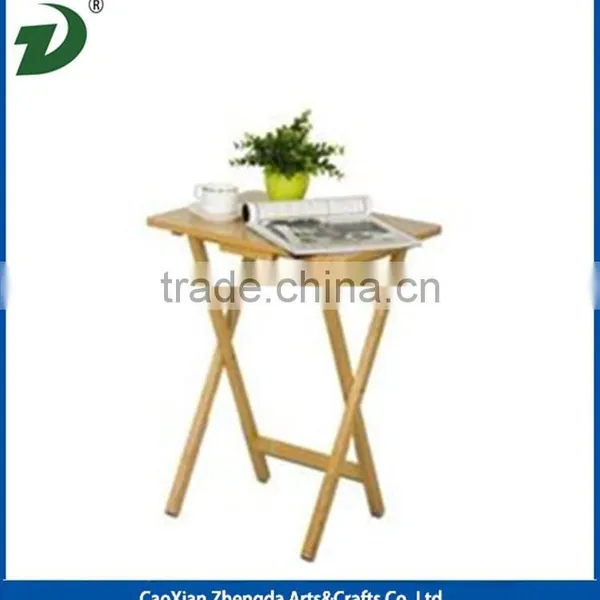 Essential Home Use Furniture Wood Folding Outdoor Table photo-6