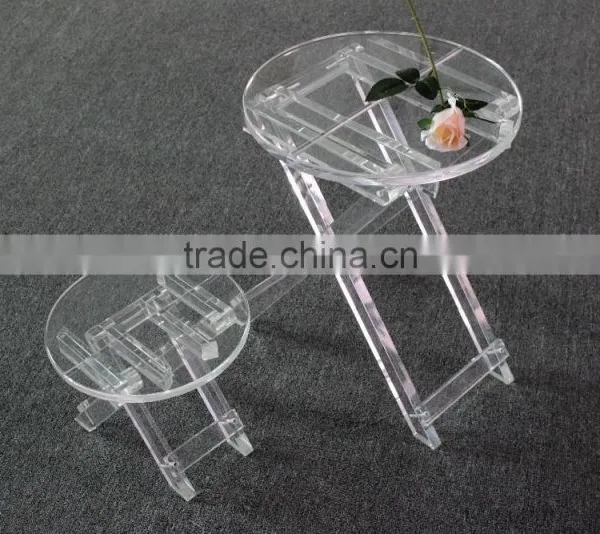 Wholesale Custom Handmade Clear Acrylic Folding Table photo-4