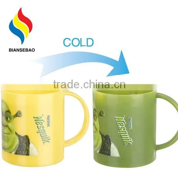 New China Products For Sale Mugbaby Magic Color Changing Plastic Cup With Handle photo-3