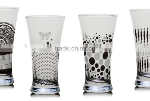 10oz 12oz Christmas Snow Color Prinitng Drinking Glass Water Glass Cup Juice Cup photo-3