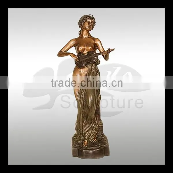 High Quality Music Monkeys on Bench Statues