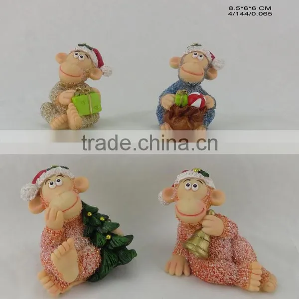 Resin Christmas Monkey Sculpture for 2016 photo-3