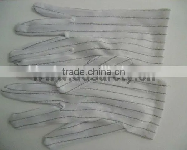 DDSAFETY 2017 Hot Sale With 5Years Experience Nylon Gloves Nylon Stitched With Hem Anti Static Glove photo-2