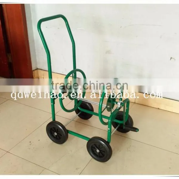 Metal Four Wheel Garden Hose Reel Cart photo-6
