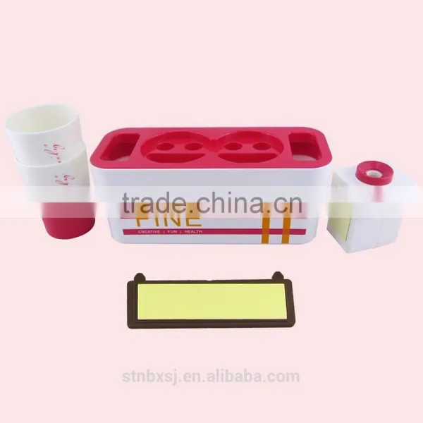 New Design Auto Toothpaste Dispenser Toothbrush Holder Set photo-4