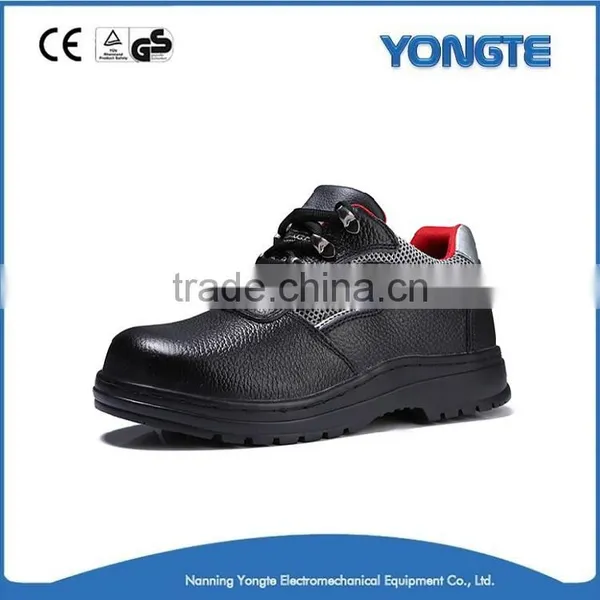 Labor Protective Rubber Sole Man Leather Safety Shoe photo-2