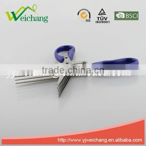 WCSC001 Premium Soft Grip Stainless Steel Precision 5 LAYER BLADES SCISSOR New Design photo-3