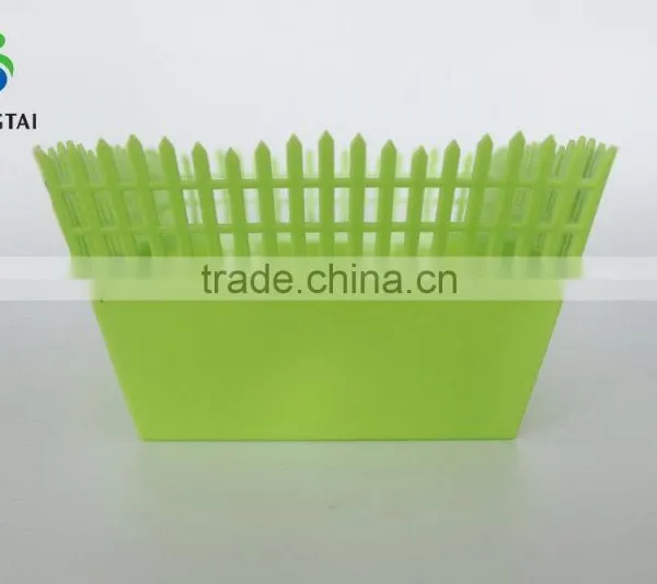 2016 New Style pp Plastic Suqare Fence Fruit Basket photo-4