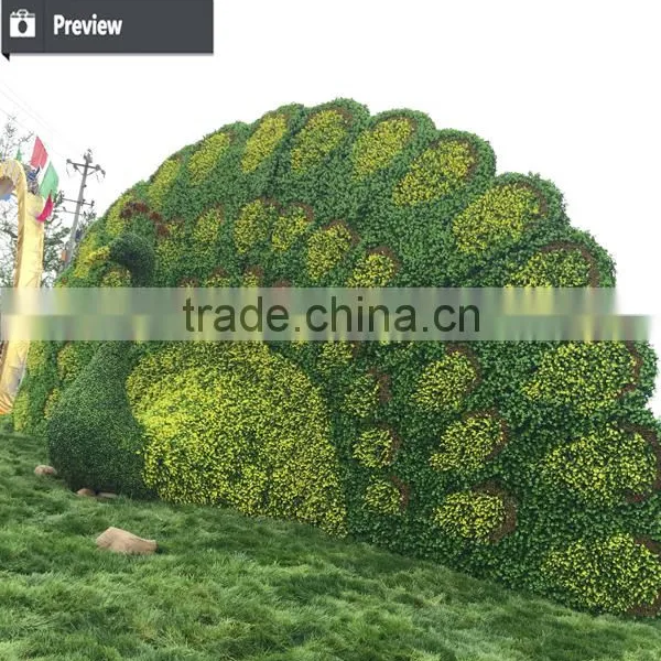 Factory Direct Artificial Animal-shaped Grass Topiary Animal for Square Decoration photo-2