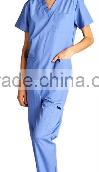 Medical Scrubs Wholesale Scrubs Uniforms Medical Uniform Women and Man Medical Scrubs Top and Pants photo-5