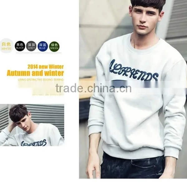 Printing Logo Custom Man Sweatshirt Without Hood photo-5