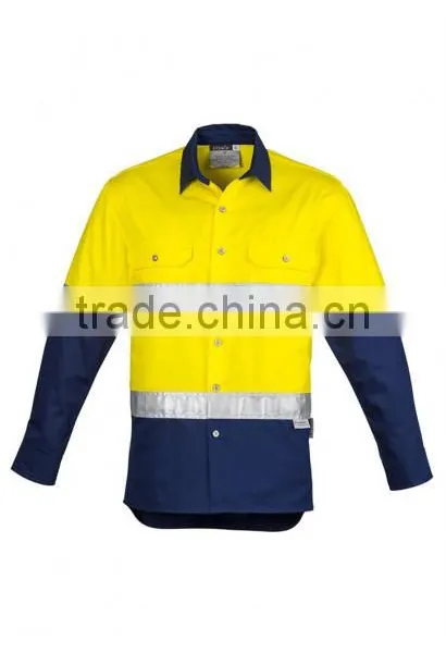 hi Vis Work Shirt and Pant Color Combinations Button Front photo-2