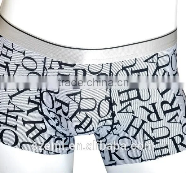 Factory Wholesale Custom Men's Fashion Sexy Ice Silk Seamless Breathable Boxer Brief photo-5